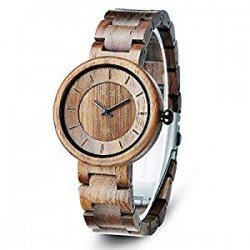 Wood Watches for Women, BEWELL Wooden Handmade