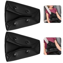 Car Seat Strap Pads Cover Harness (Black)