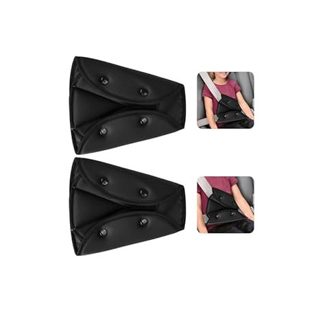 Car Seat Strap Pads Cover Harness (Black)