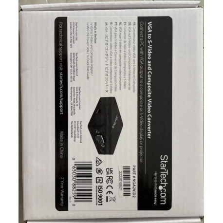 1080p VGA to RCA Converter VGA2VID2