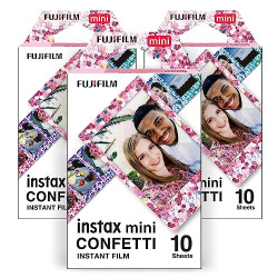 Fujifilm Instax Confetti Mini Film (10 Exposures, 3-Pack)