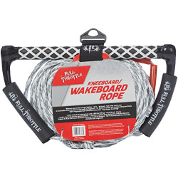 Wakeboard/Kneeboard Rope with Handle,Grey