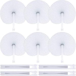 60 Pieces Paper Fans