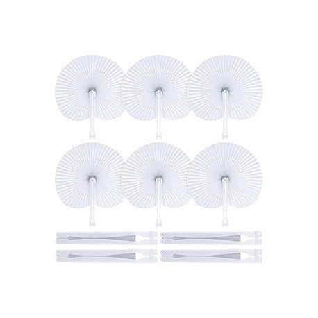 60 Pieces Paper Fans