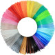 1.75mm PLA 3D Pen/Printer Filament Refill, 22 Colors, Each Color 10ft