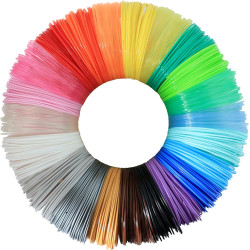 1.75mm PLA 3D Pen/Printer Filament Refill, 22 Colors, Each Color 10ft