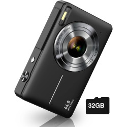 Digital Camera, Camkory FHD 1080P Kids Camera 44MP