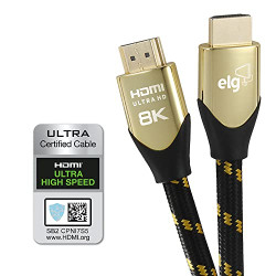 8K Certified HDMI Cable 2.1 48Gbps 6.6FT/2M