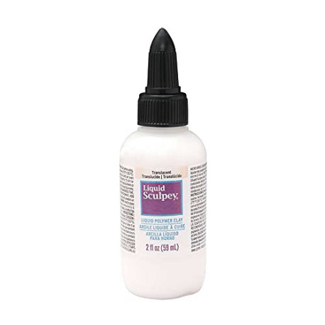 Liquid Sculpey Liquid Polymer Oven-Bake Clay, Translucent, 2 oz. bottle