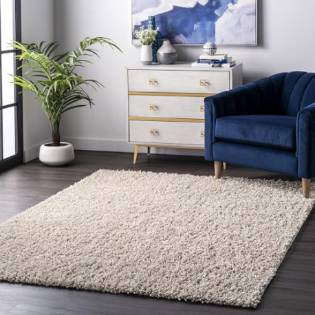 4x6 Shag Area Rug Casual Beige Rugs