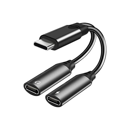 USB C Splitter for iPhone 16 15