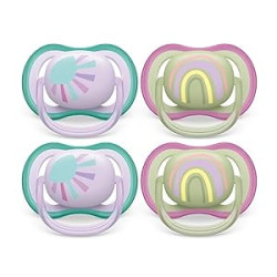Philips Avent Ultra Air Pacifier - 4 x Light