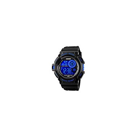Boys Sport Style Digital Watch Waterproof LED 7 Colors