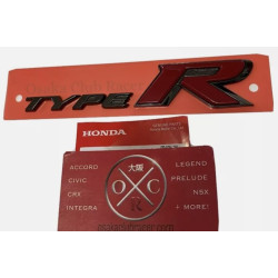 Honda Civic Type R Rear Emblem Badge Logo