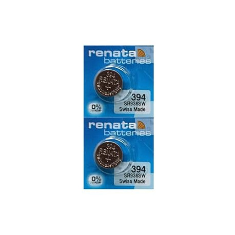 1.55V Silver Oxide 394 Watch Battery (2 Count)