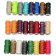 24 Colors Waxed Thread, Leather Sewing