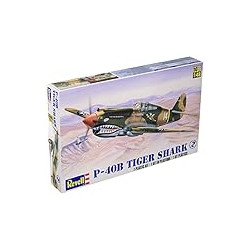 Revell 1:48 P - 40B Tiger Shark Plastic Model Kit