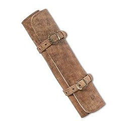 Knife Roll Bag Genuine Leather