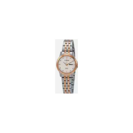 Citizen Quartz Silver Dial Two-tone Ladies