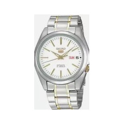 Seiko 5 Men's Automatic Watch Two Tone Gold