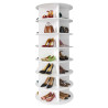7 Tier Rotating Shoe Rack Tower