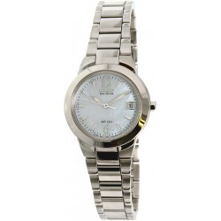 EW1670-59D Silver Stainless-Steel Plated Eco-Drive Dress Watch