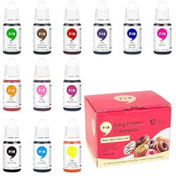 Food Coloring-12 Color Vibrant Cake Food