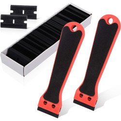 2pcs Plastic Razor Scraper 6-inch Long