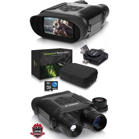 Digital Night Vision Binoculars for 100% Darkness