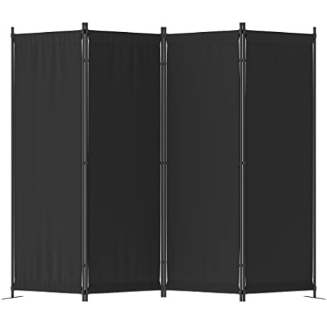 Room Divider, Folding Privacy Screens, 4 Panel Room Partitions