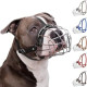 Pitbull Dog Muzzle Breathable Metal Basket