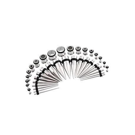 38PCS 16g-00g Surgical Steel