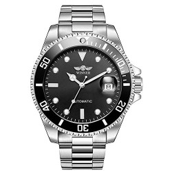 Rotatable Bezel Automatic Mechanical Watch Mens