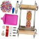 Adjustable Bead Loom Kit with Seed Beads