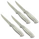 4 Piece Stainless Steel Serrated Steak Knives