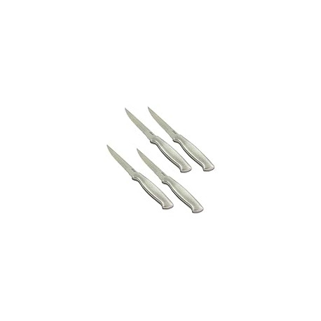 4 Piece Stainless Steel Serrated Steak Knives