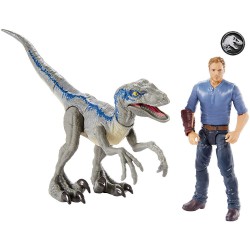 Jurassic World Story Pack Velociraptor "Blue" & Owen