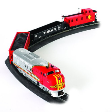 Bachmann Trains - Santa Fe Flyer Ready To Run Electric Train Set