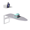 Wall-Mounted Ironing Board With Storage Shelf