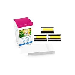 KP108 3 Color Ink Cartridges and 108 Photo Paper Sheets (4'' x 6'' Glossy Paper) for CP Photo Printers Brand: Airmall Tec