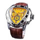 Mechanical Wrist Watch Triangle Racing Dial