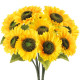 2 PACK16.5'' Artificial Sunflowers Bouquet