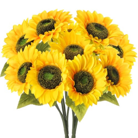 2 PACK16.5'' Artificial Sunflowers Bouquet