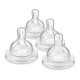 Baby Bottle Flow 4 Nipple, 4pk, SCY764/04