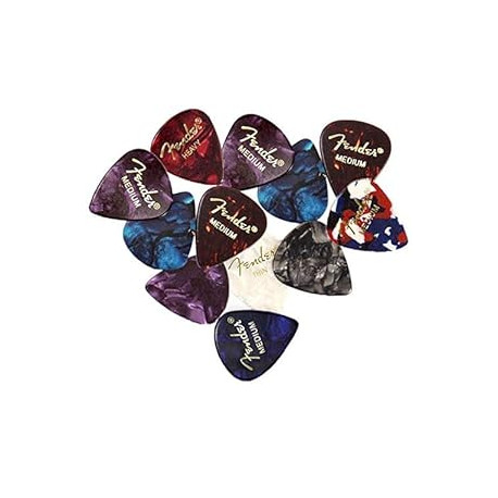 Fender Premium Picks Sampler - 12 Pack Includes Thin
