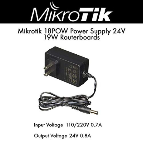 Mikrotik 18POW Low power 18V-1A Power Supply