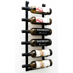 6 Bottle Wall Mounted Wine Rack