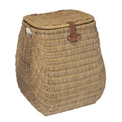 Wicker Hamper, Brown