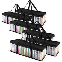 Stock Your Home CD Storage Bags (6 Pack)