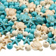 210pcs Turquoise Beads Sea Turtle Beads Floral